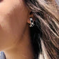 Checkered Hoop Earrings, Racing Earrings, Checkered Racing Earrings, Racing Earrings, Clay Earrings, Clay Handmade Checkered Earrings