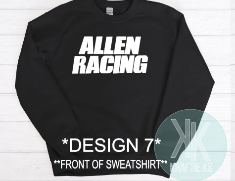 Youth & Toddler Personalized Racing Hoodie