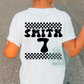 Youth Retro Custom Name and Number Shirt