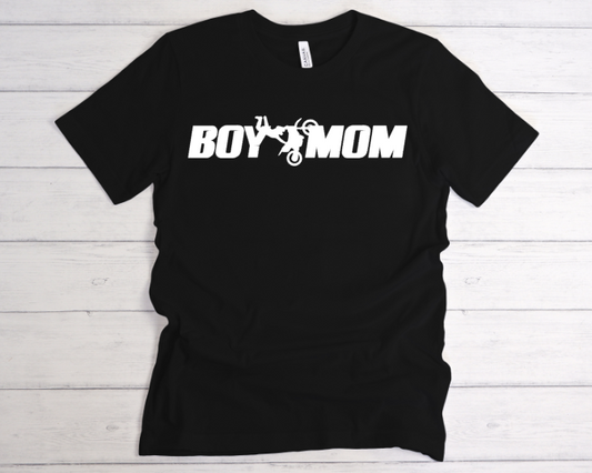 Boy Mom Racing Shirt, Dirt Bike Racing Shirt, Boy Mom Shirt, Black T Shirt, Bella Canvas Black Shirt, Racing Shirt, Boy Mom, Soft Feel Shirt