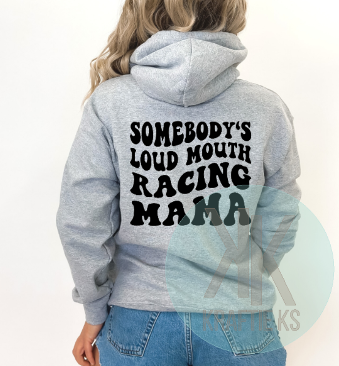 racing hoodie, moto hoodie, moto mom , motocross mama, racing mama, race day , weekends are for racing, racing, loud mouth racing mama 