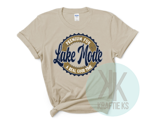 Lake Mode, Womens Lake Shirt, Men's Lake Shirt, Summer Shirt, Lake Day, Boat Shirt