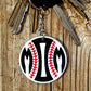 Baseball Mom Key Chain