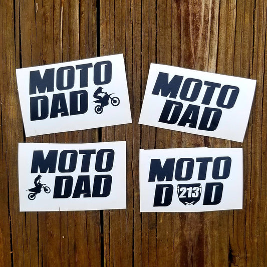 Moto Dad Decal