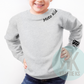 Youth Racing Sweatshirt with Custom Number Plate