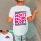 Daddy's Racing Buddy In Pink, Racing Buddy, Motocross Shirt, Moto Shirt, Dirt Bike Shirt, Derby Shirt, Racing Toddler Shirt, Racing Youth Shirt