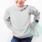 Youth Racing Sweatshirt with Custom Number Plate