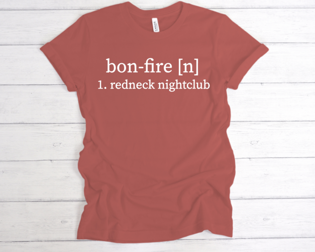 Bonfire Recneck Nightclub Shirt, Bella Canvas Shirt, Redneck Shirt, Bonfire Shirt Short Sleeve Shirt, Krafite Ks Shirt