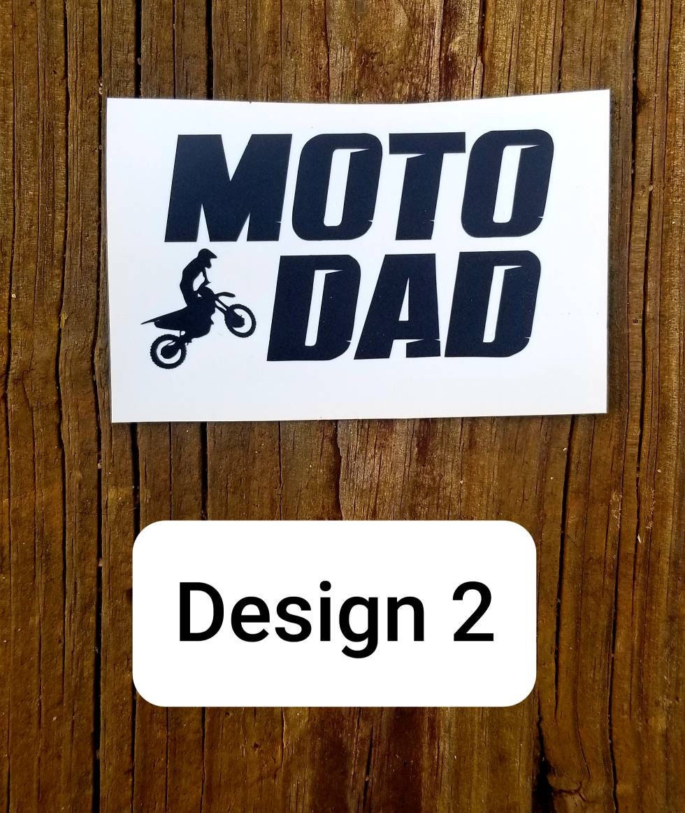 Moto Dad Decal