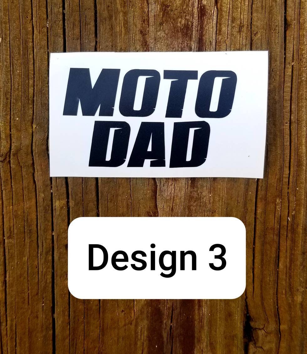 Moto Dad Decal