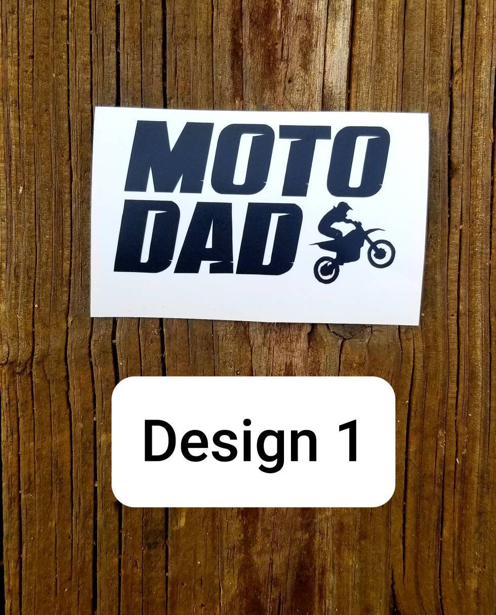 Moto Dad Decal